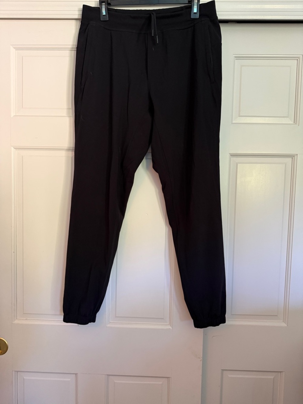 LululemonMen's Black Jogger Pants - Casual Drawstring Tapered Fit